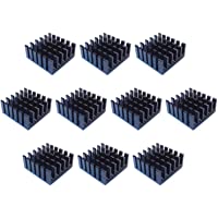 Easycargo 10 pezzi alluminio dissipatore 22x22x10mm + pre applicato 3 m 8810 nastro adesivo termico conduttivo per…